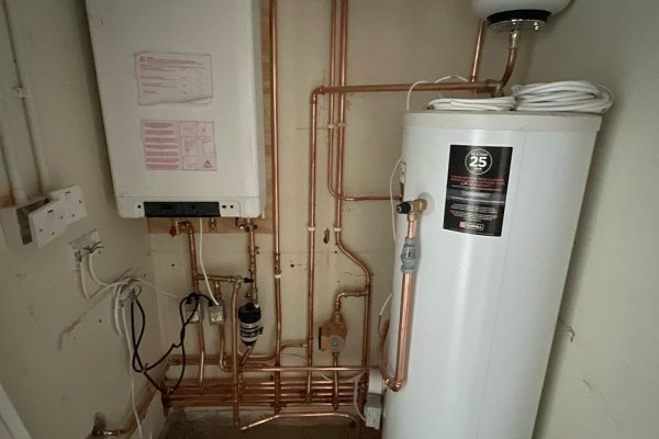 HWS Cylinder Installed